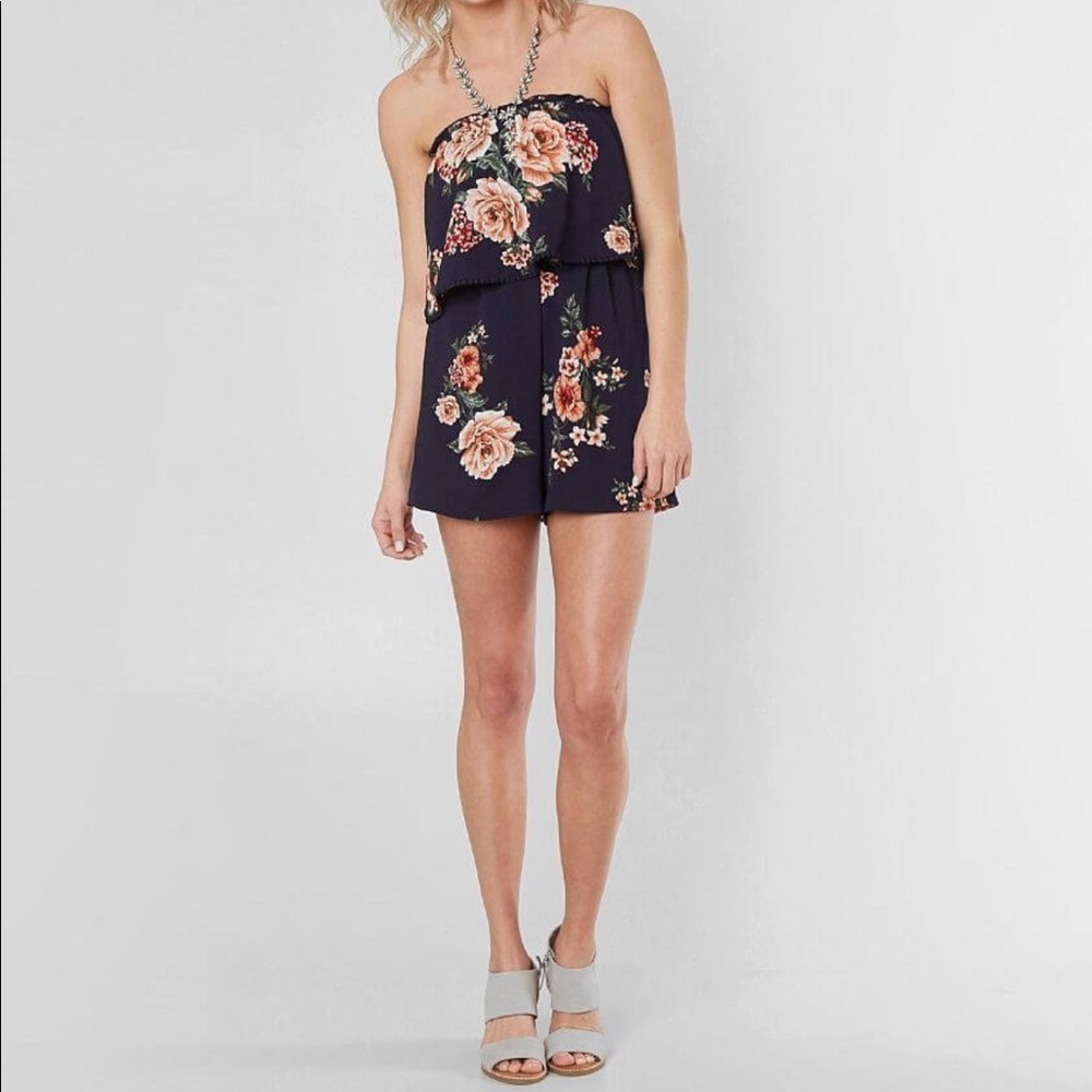 Floral romper from buckle.